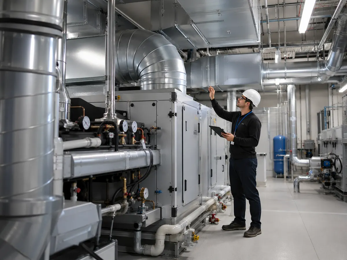 Capacitación en sistemas HVAC industriales y comerciales